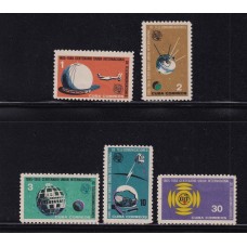 CUBA 1965 SERIE COMPLETA DE ESTAMPILLAS NUEVAS MINT ESPACIO COHETERIA 5 EUROS